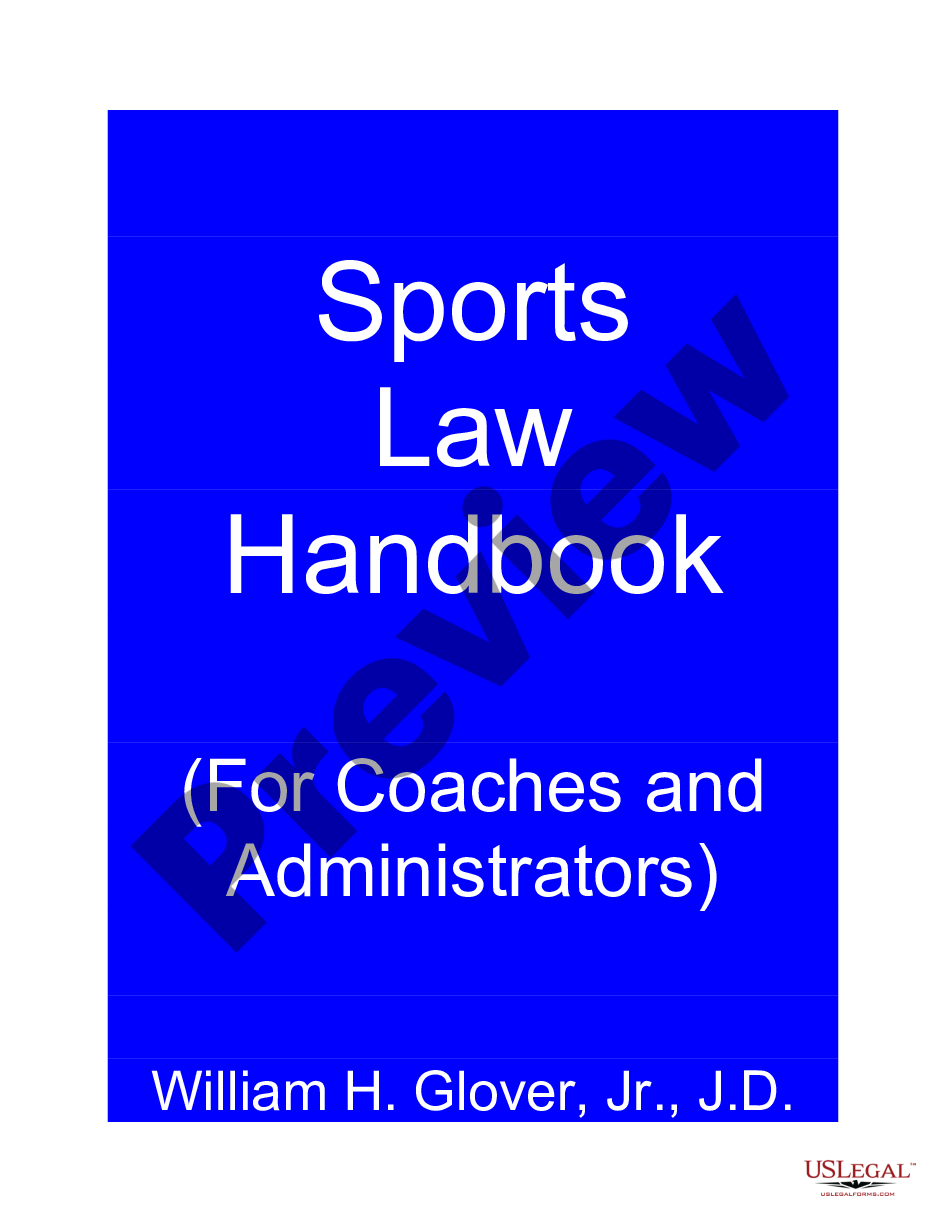 page 0 The Sports Law Handbook preview