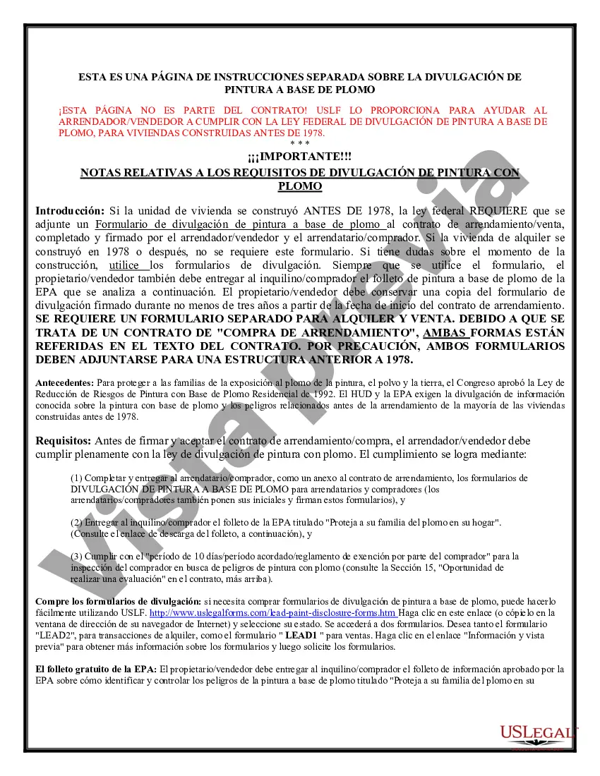 Preview Contrato de Arrendamiento y Compra Obligatoria de Bienes Inmuebles - Cláusula específica de ejecución