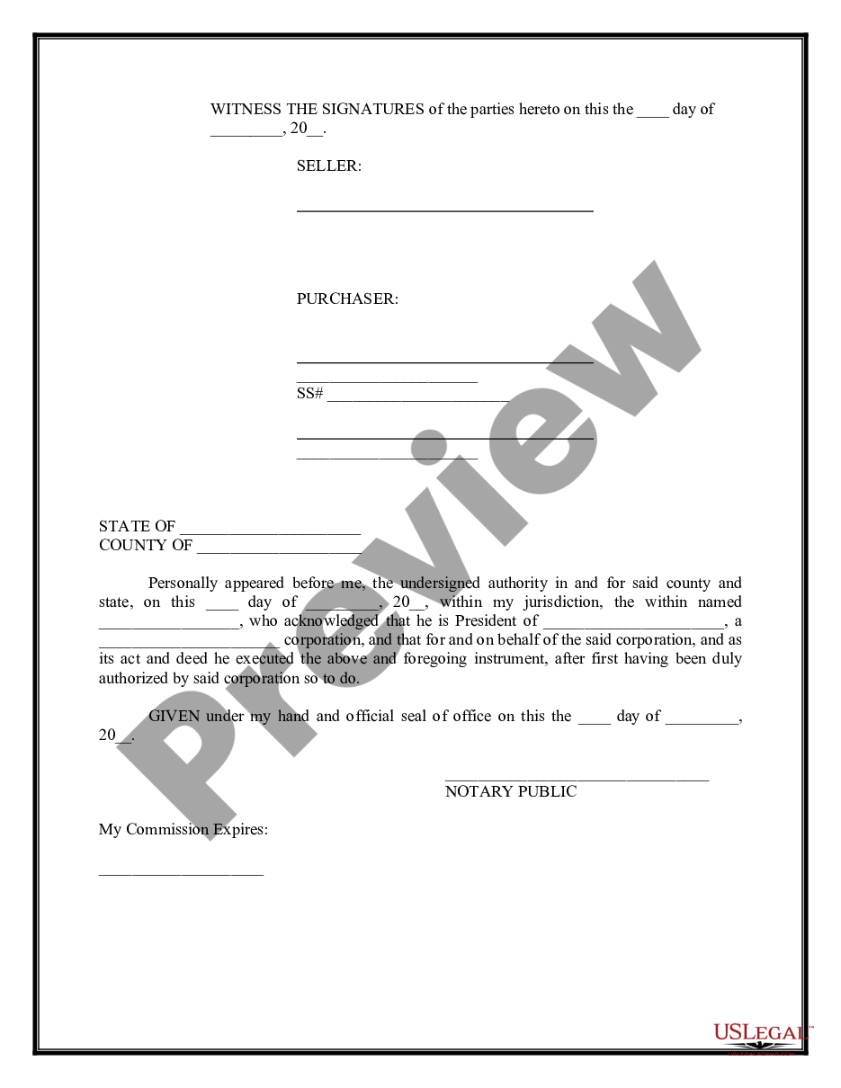 form Contract for the Lease and Mandatory Purchase of Real Estate - Specific performance clause preview
