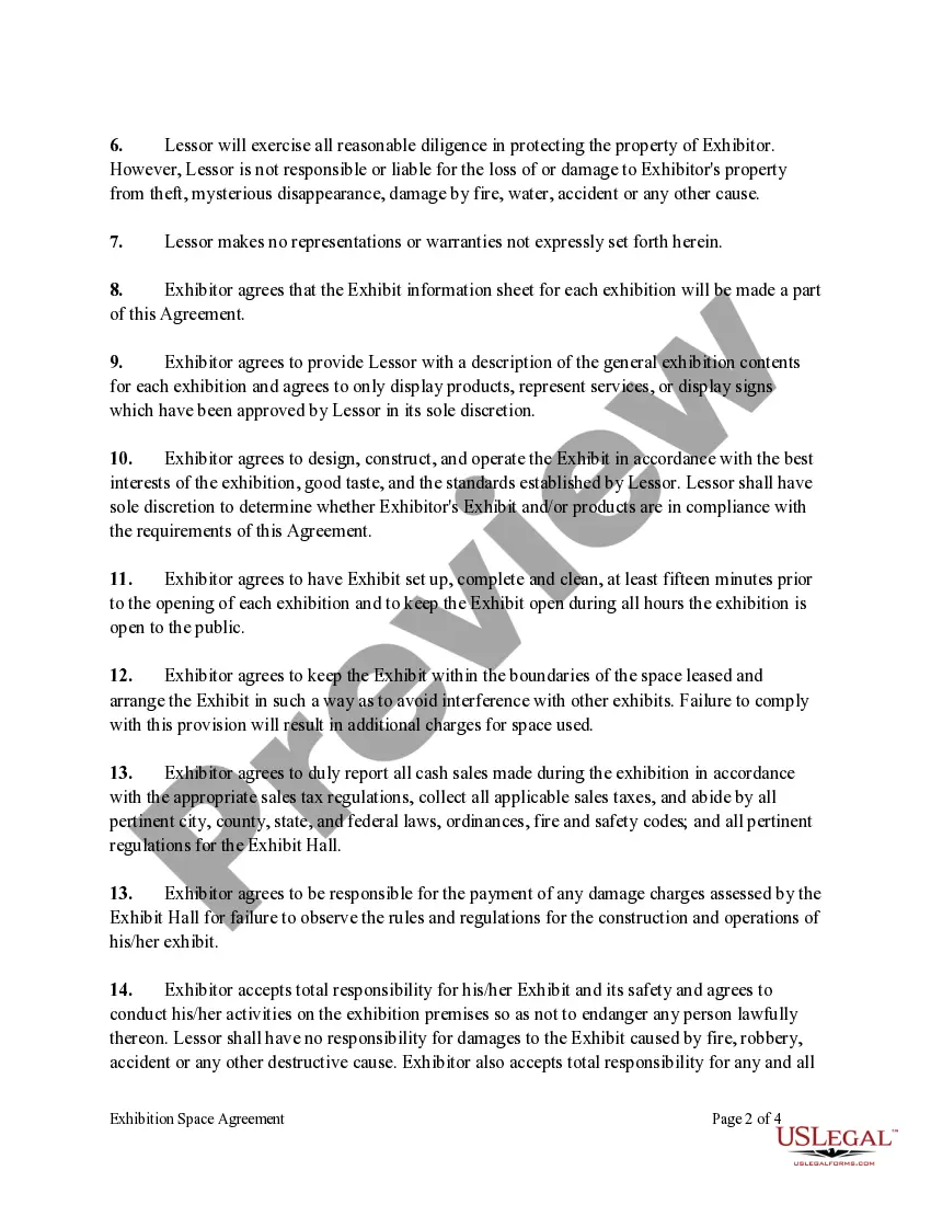 Get Exhibition Space Agreement Preview Exhibition Space Agreement