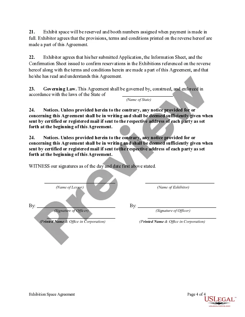Get Exhibition Space Agreement Preview Exhibition Space Agreement