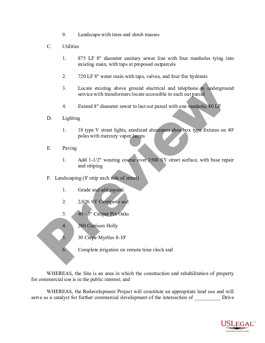 page 1 Redevelopment and Tax Increment Financing Plan and Interlocal Agreement to Implement Plan preview