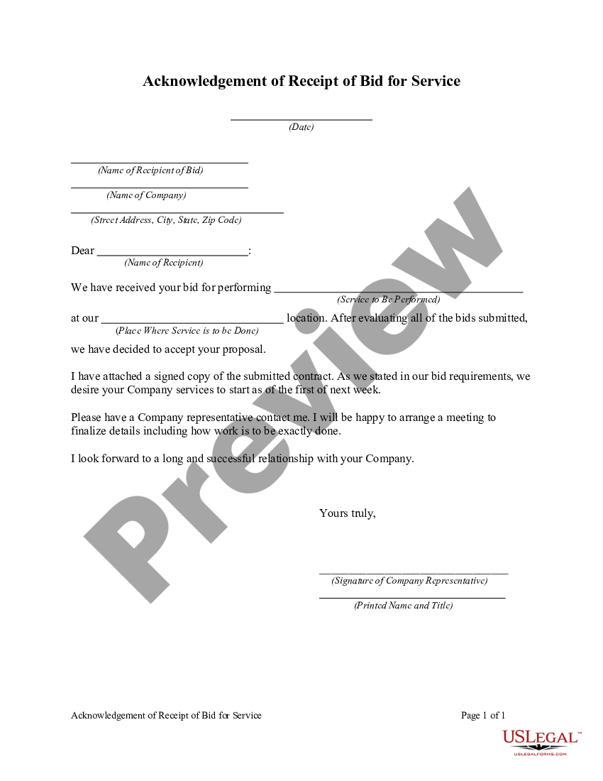 Bid Acknowledgement Form This Bid Acknowledgement For 2346