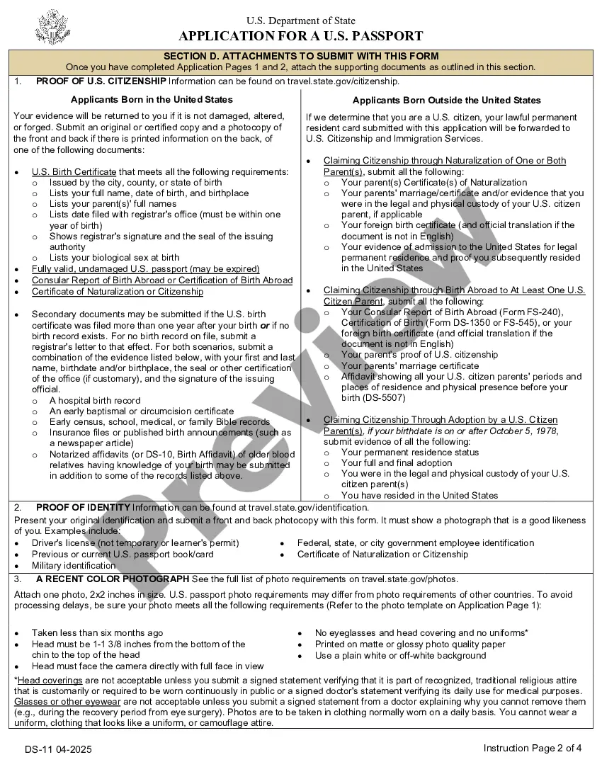 Get Passport Application Preview Passport Application