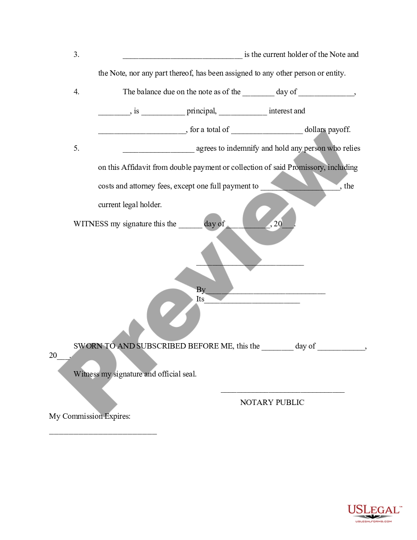 Hillsborough Florida Affidavit Of Lost Promissory Note Us Legal Forms Hot Sex Picture 9768