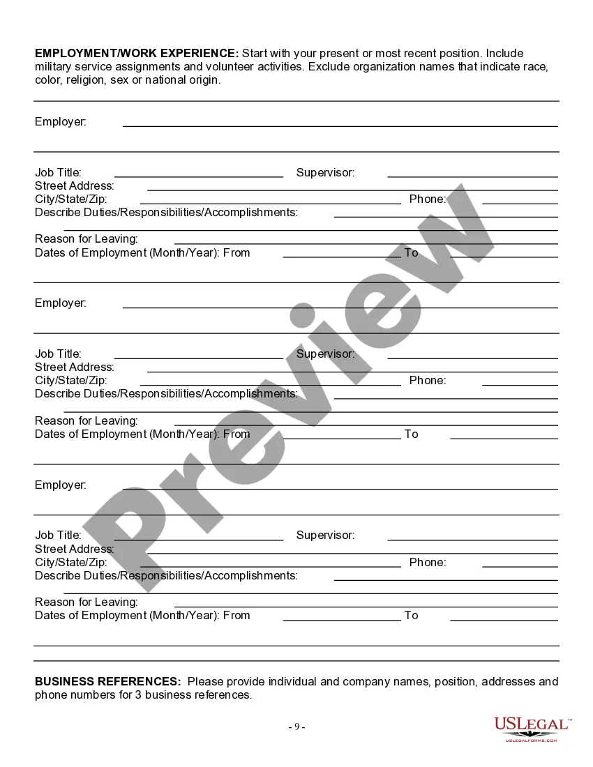 Get Solicitud de Empleo - Employment Application Preview Solicitud de Empleo - Employment Application