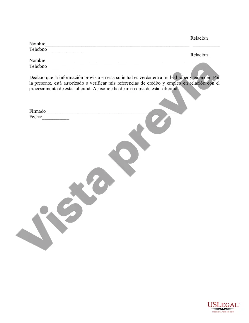 Preview Solicitud de Inquilino