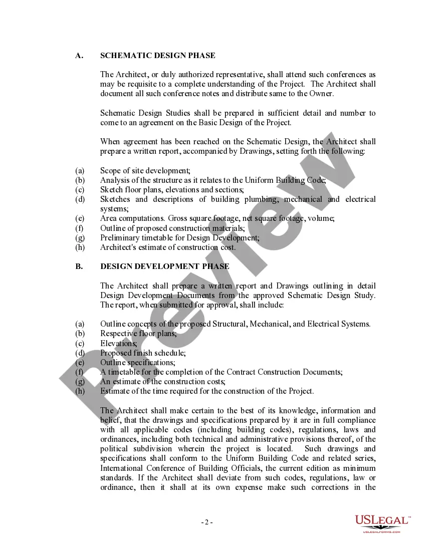 Get Architect Contract for Design Preview Architect Contract for Design