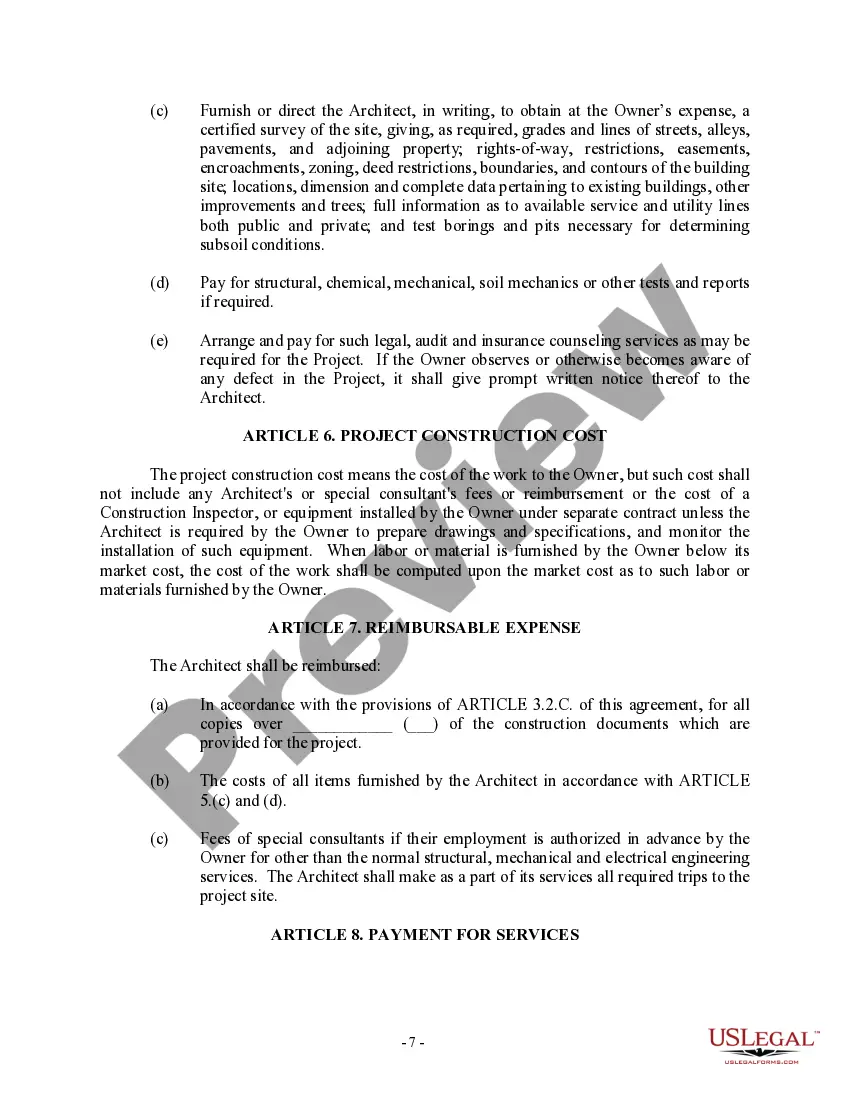 Get Architect Contract for Design Preview Architect Contract for Design