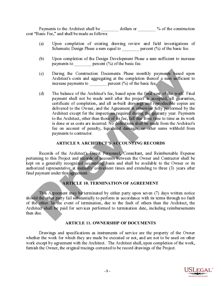 Get Architect Contract for Design Preview Architect Contract for Design