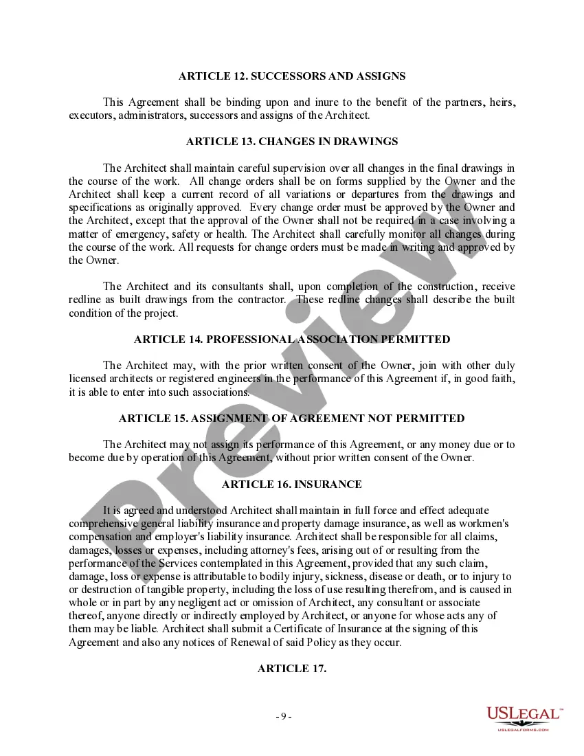 Get Architect Contract for Design Preview Architect Contract for Design