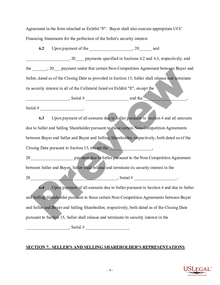 page 3 Asset Purchase Agreement - Business Sale preview