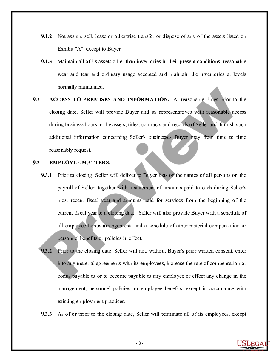 page 7 Asset Purchase Agreement - More Complex preview