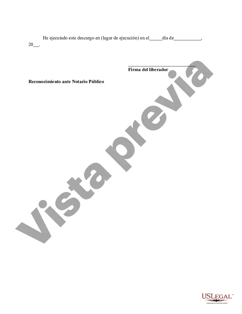 Preview Liberación, asunción de riesgo, exoneración de responsabilidad y exención de responsabilidad y lesiones personales por parte de un estudiante adulto que participe en una actividad peligrosa