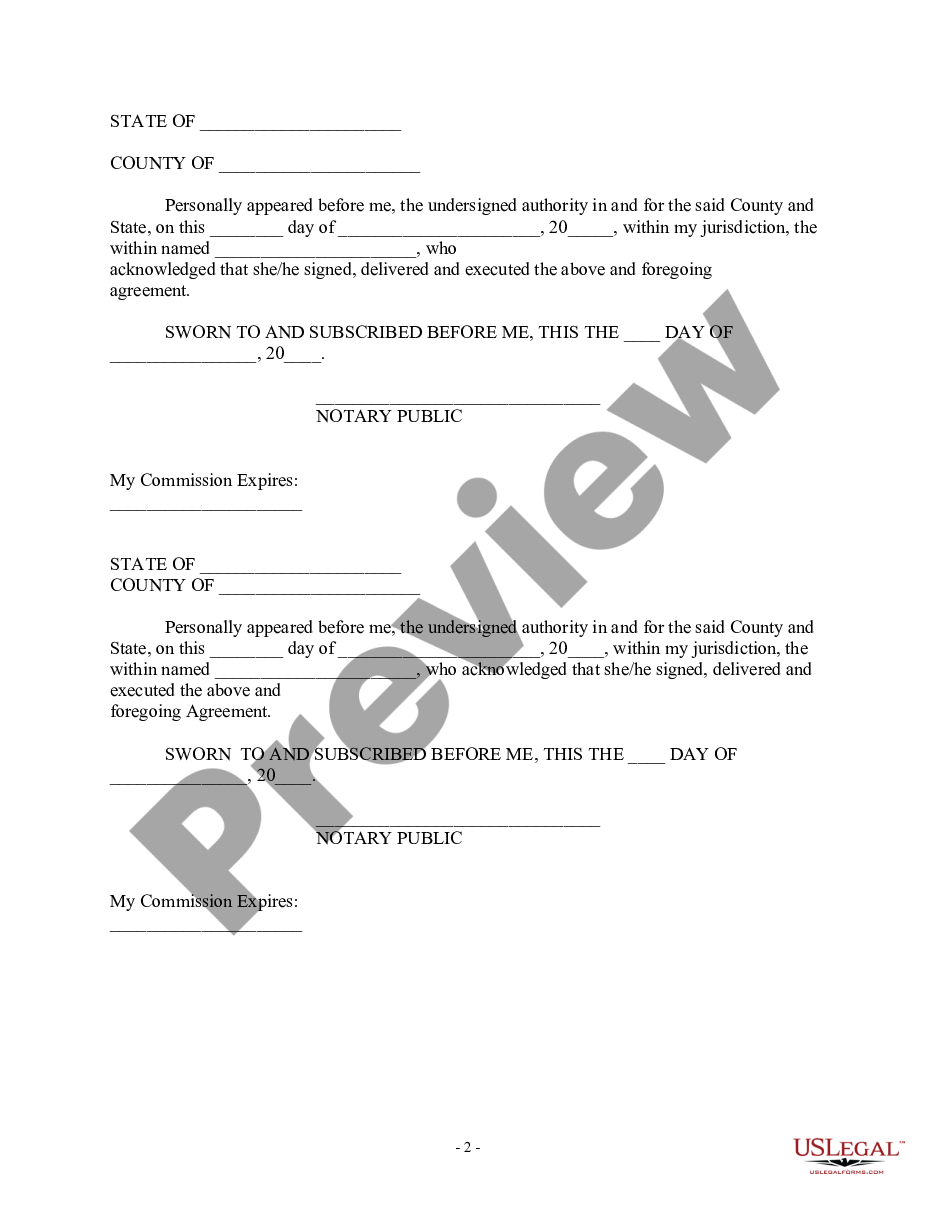 page 1 Assumption Agreement of Loan Payments preview