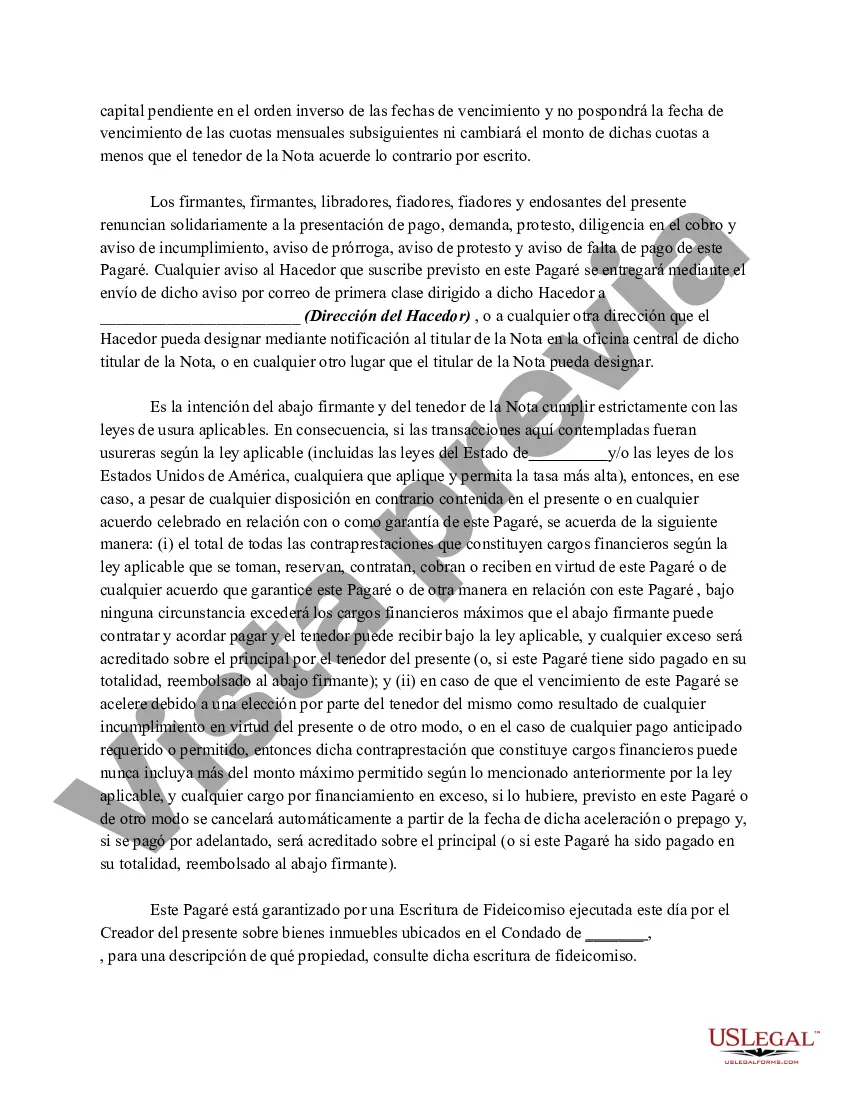 Preview Pagaré - Pagaré Globo