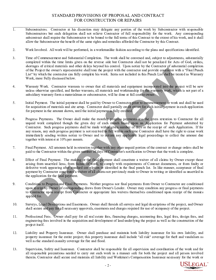 Bid Proposal form for Construction of Building - Proposal Construction