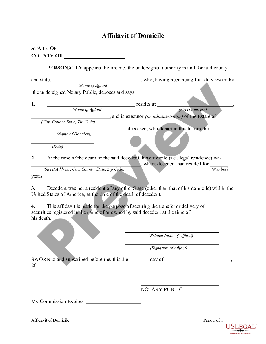 affidavit-of-domicile-form-computershare-us-legal-forms