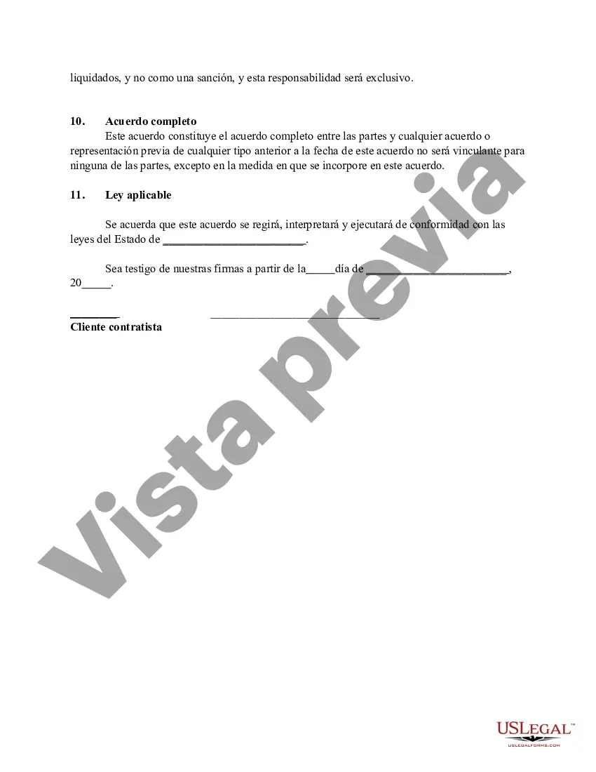 Preview Contrato de Instalación y Mantenimiento de Sistema de Señalización de Rociadores