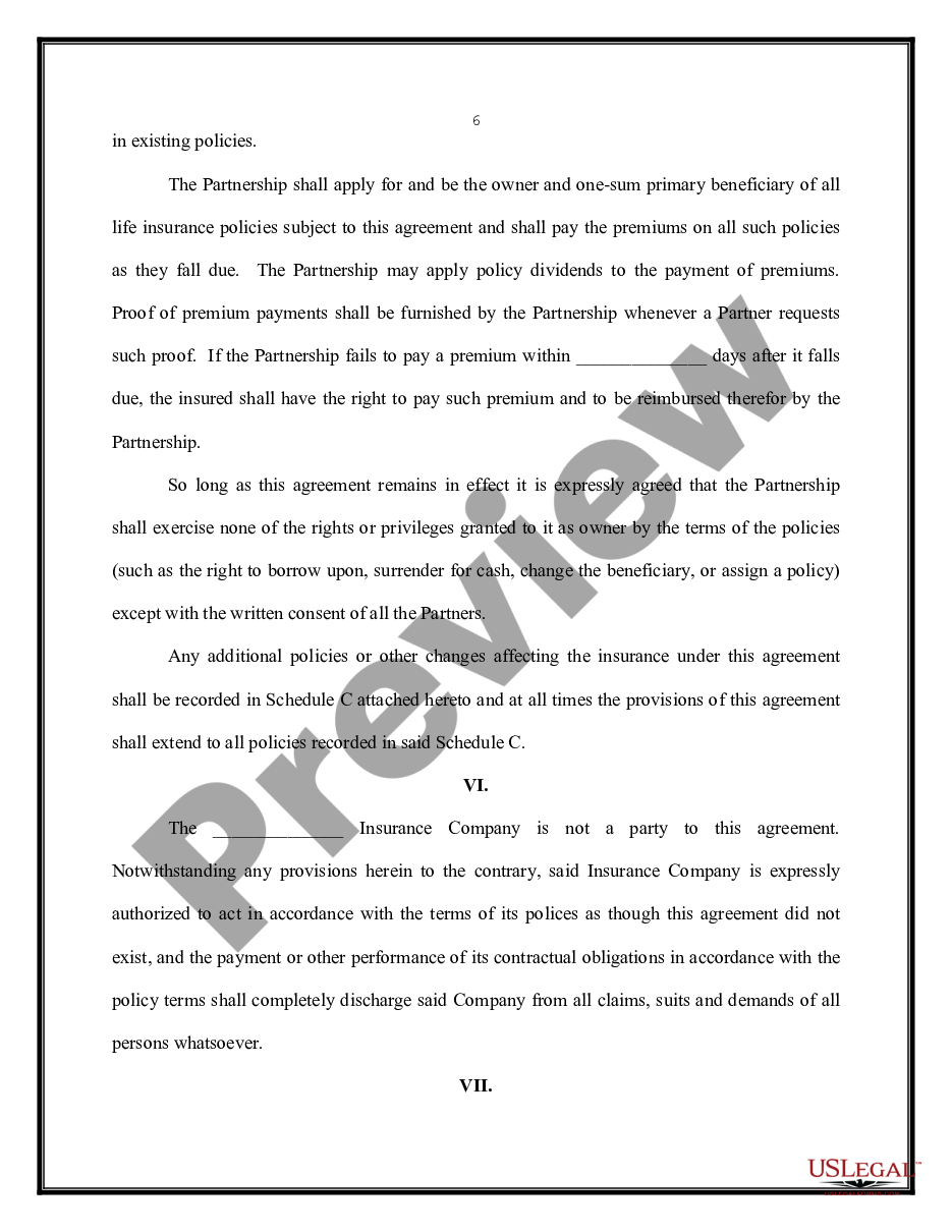 page 5 Buy Sell Agreement Between Partners of a Partnership preview