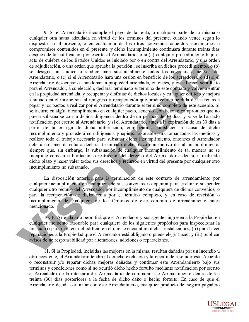 Preview Arrendamiento Comercial - Forma Larga