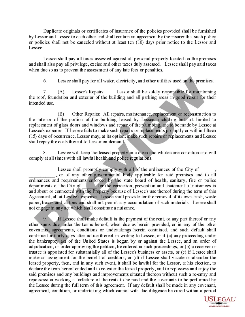 Get Commercial Lease - Long Form Preview Commercial Lease - Long Form