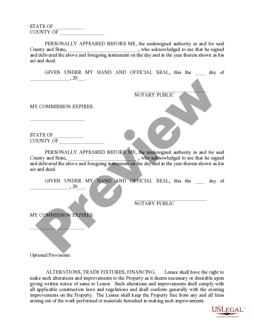 Get Commercial Lease - Long Form Preview Commercial Lease - Long Form