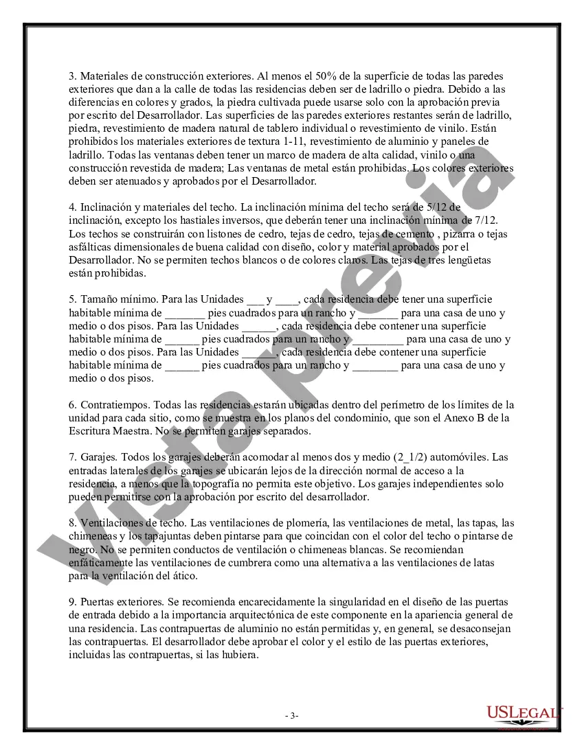 Preview Estatutos del Condominio - Desarrollo de Condominios Residenciales