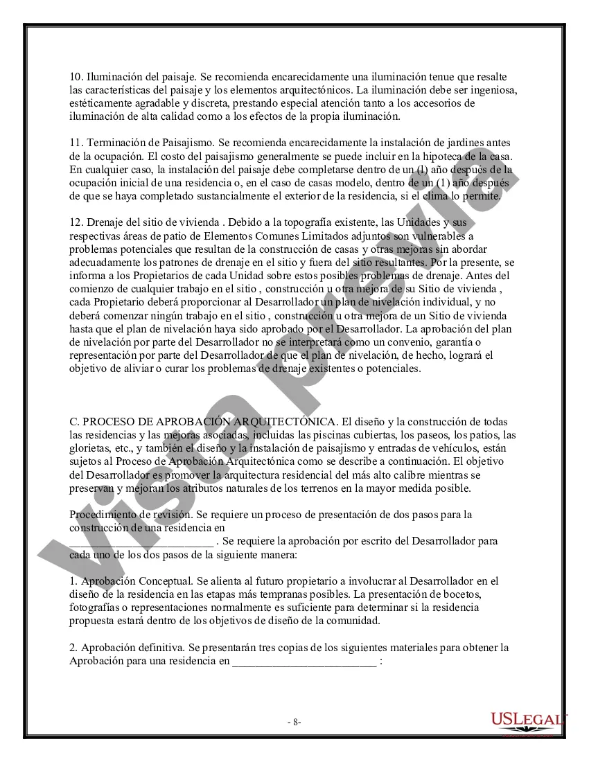 Preview Estatutos del Condominio - Desarrollo de Condominios Residenciales