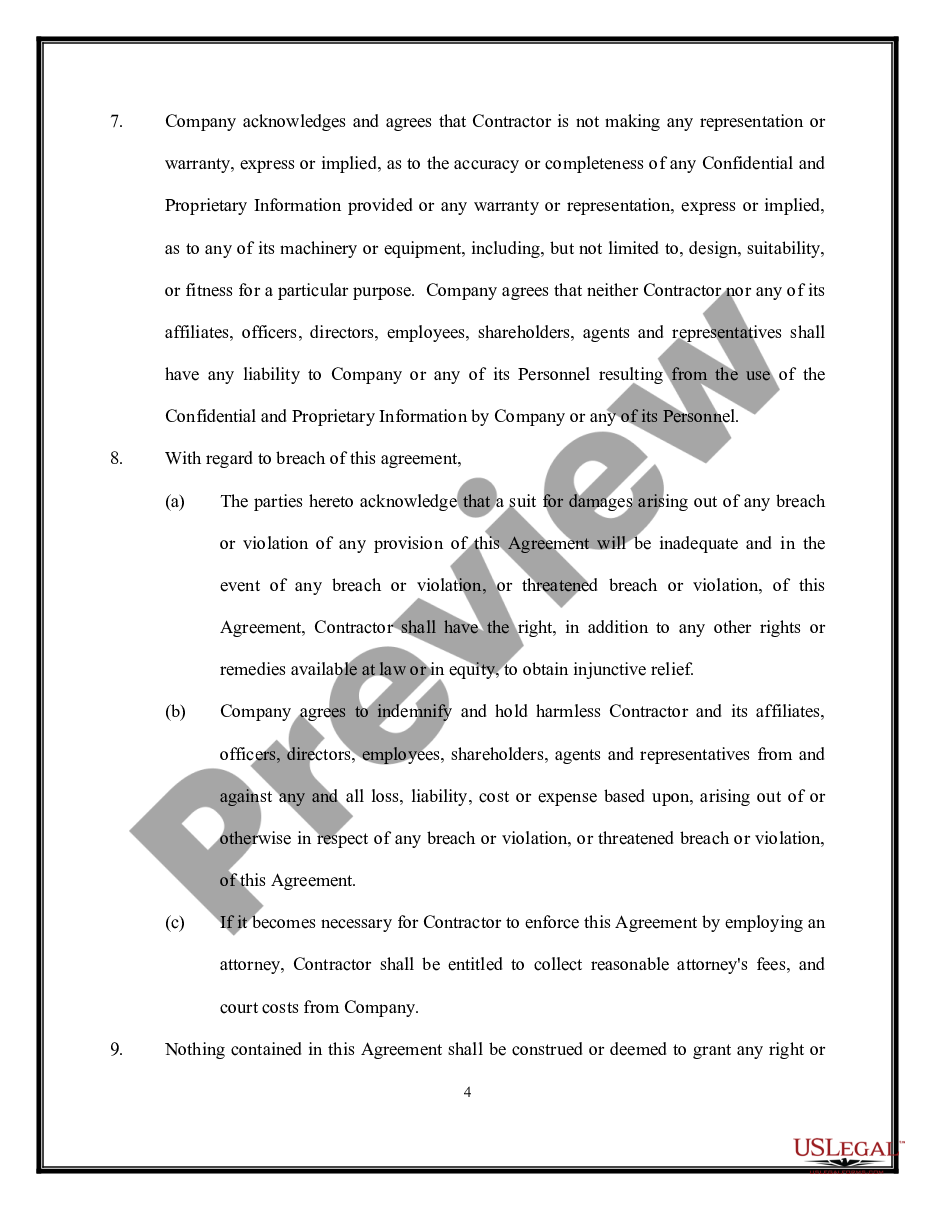 page 3 Nondisclosure and Confidentiality Agreement - Potential Purchase preview