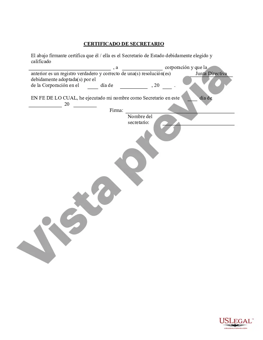 Preview Obtener el estado de S Corporation - Formularios de resoluciones corporativas