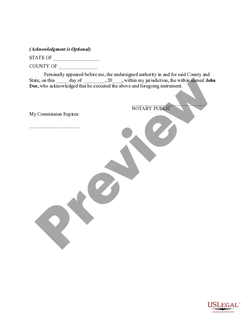 Preview Bill of Sale for Bicycle