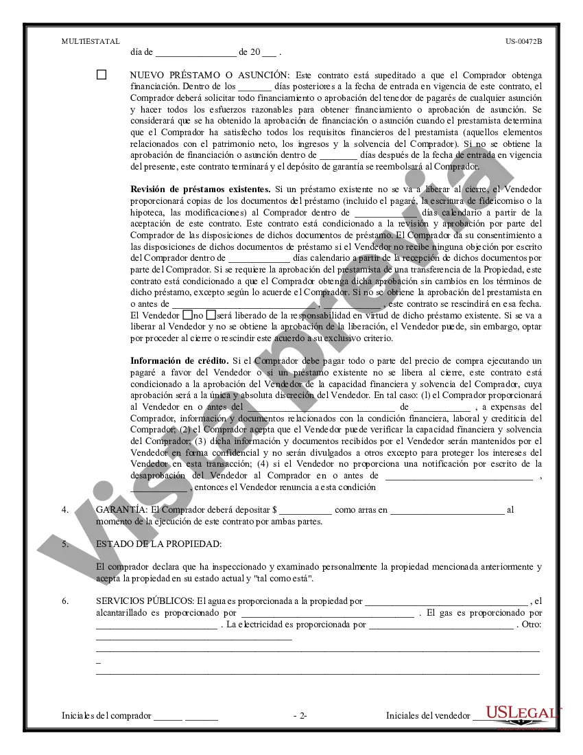 Preview Contrato de Compraventa de Bienes Raíces - Sin Corredor - Lote o Terreno Residencial