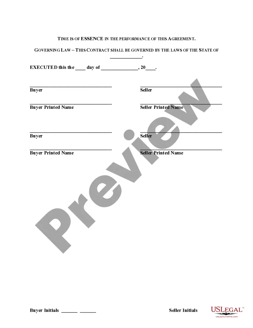 Get Contract for the Sale and Purchase of Real Estate - No Broker - Residential Lot or Land Preview Contract for the Sale and Purchase of Real Estate - No Broker - Residential Lot or Land