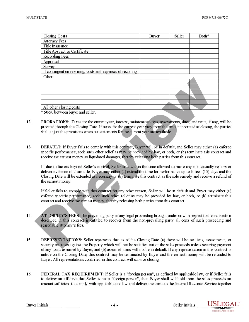 Get Contract for the Sale and Purchase of Real Estate - No Broker - Commercial Lot or Land Preview Contract for the Sale and Purchase of Real Estate - No Broker - Commercial Lot or Land