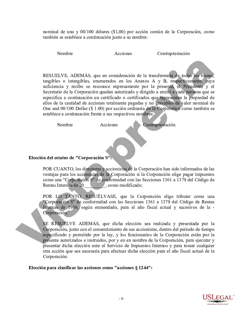 Preview Corporación - Actas