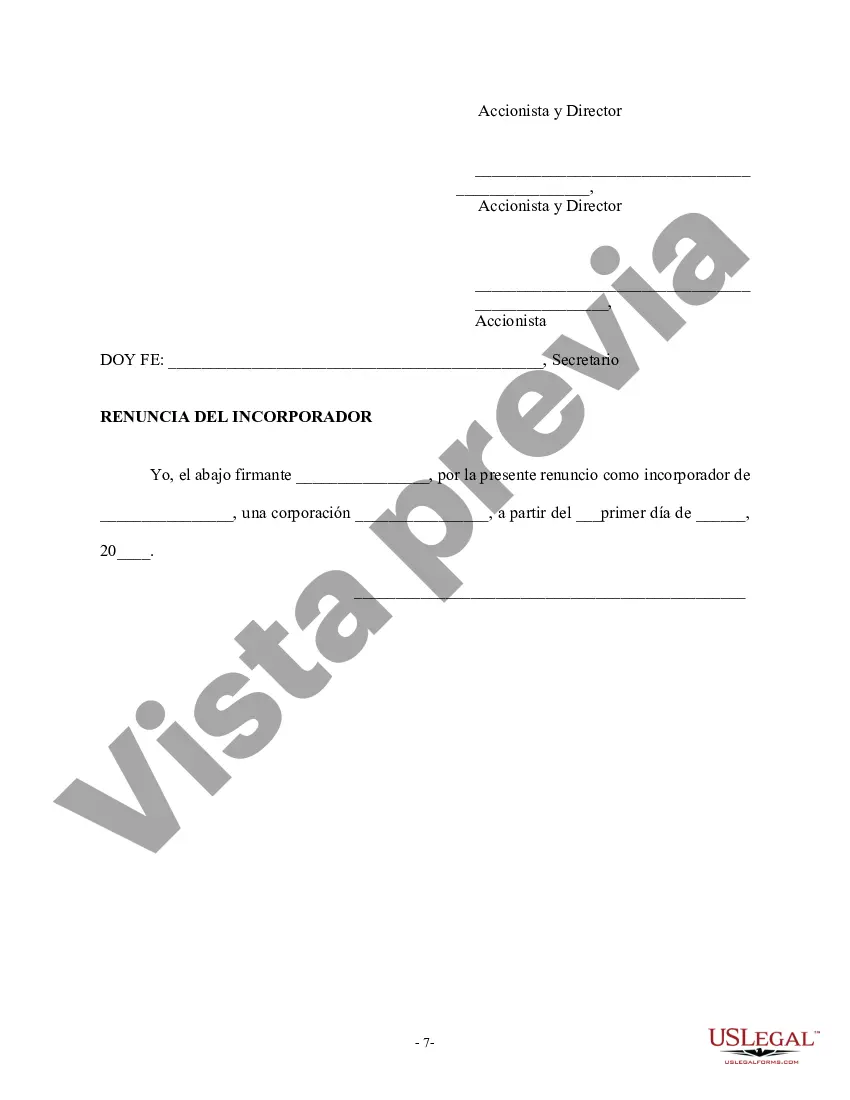 Preview Corporación - Actas