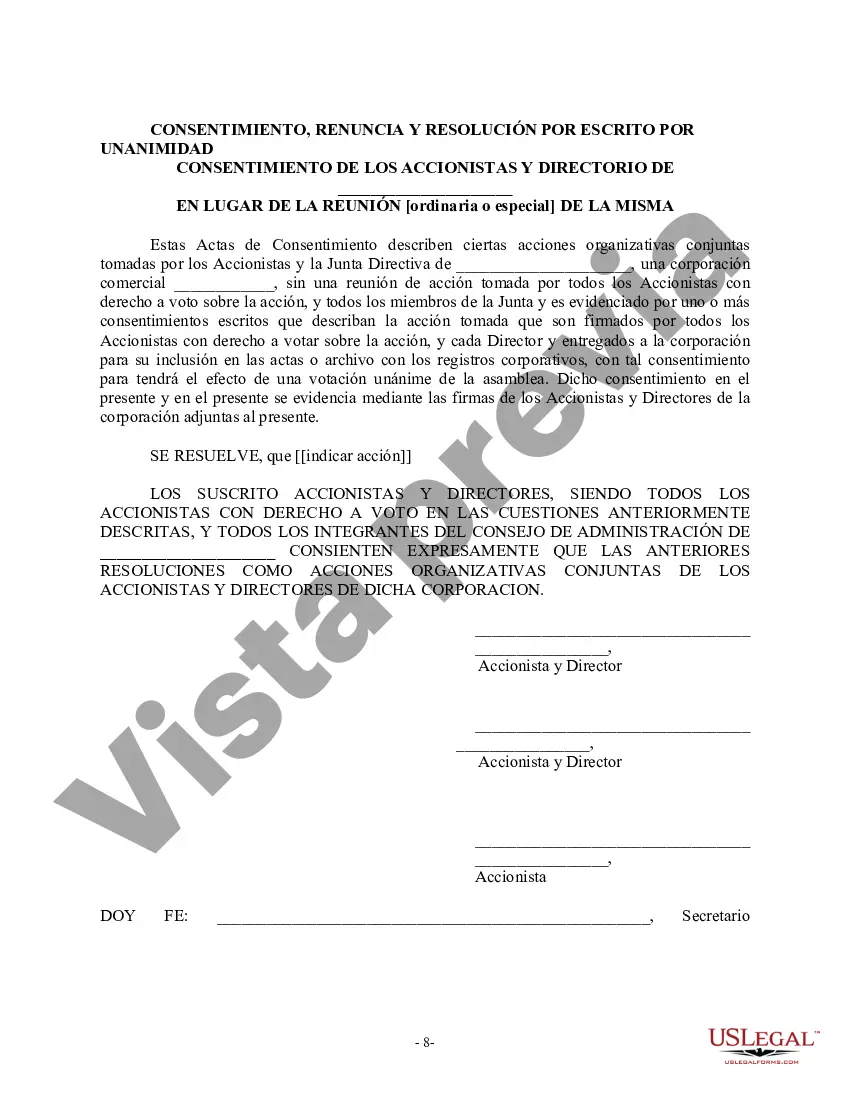 Preview Corporación - Actas