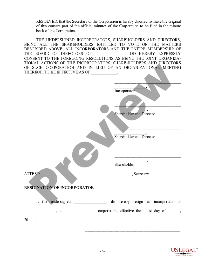Get Corporation - Minutes Preview Corporation - Minutes