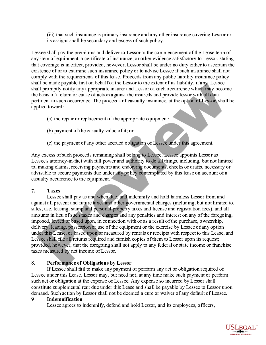 page 3 Lease or Rental of Computer Equipment preview