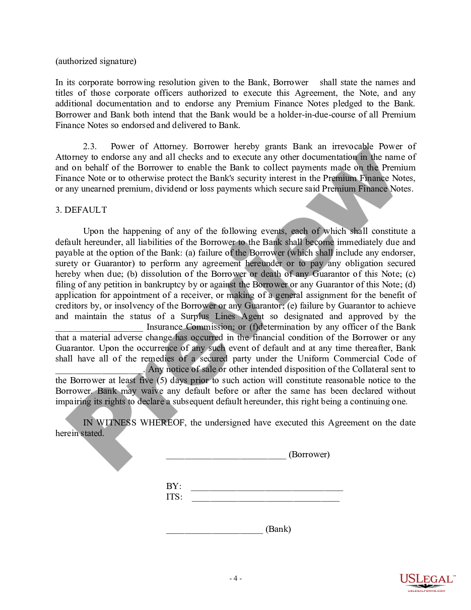 page 3 Credit Agreement preview