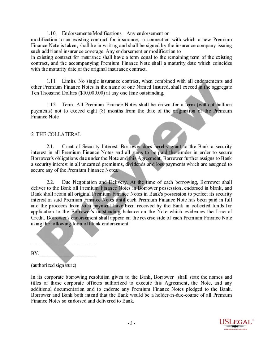 Preview Credit Agreement