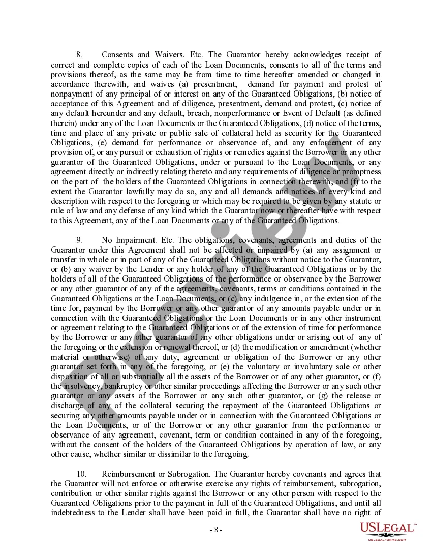 Preview Credit Agreement