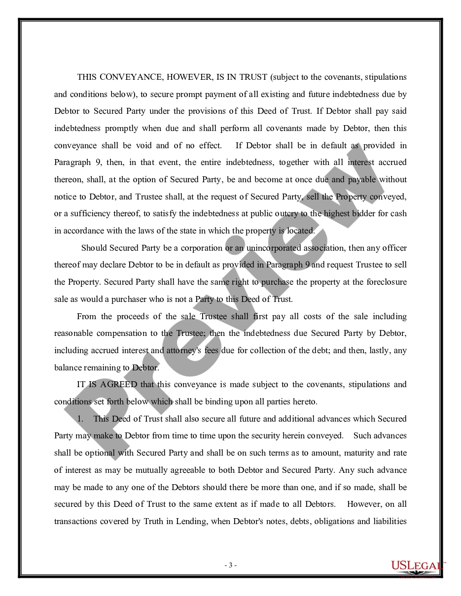 page 2 Deed of Trust - Multistate preview