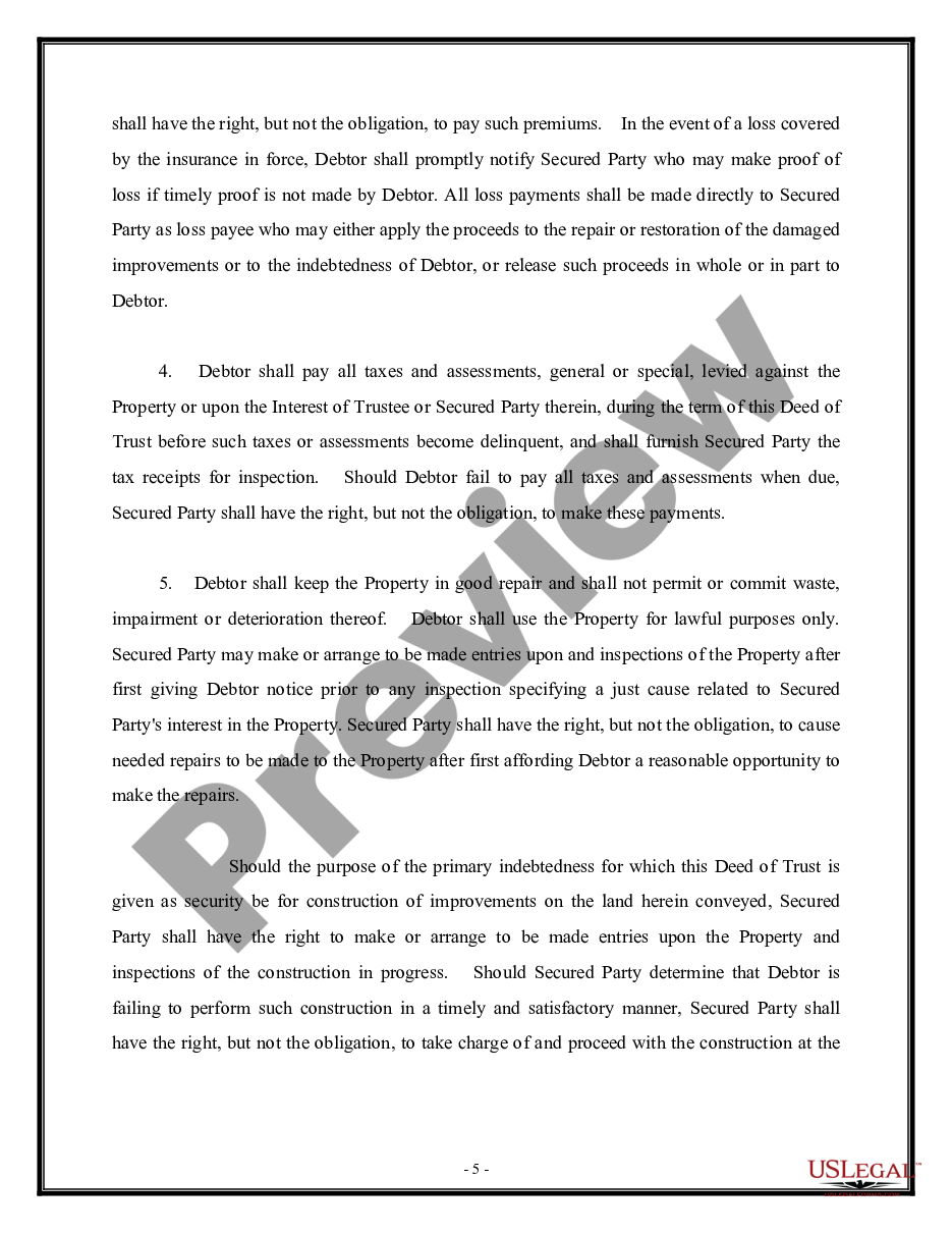 page 4 Deed of Trust - Multistate preview