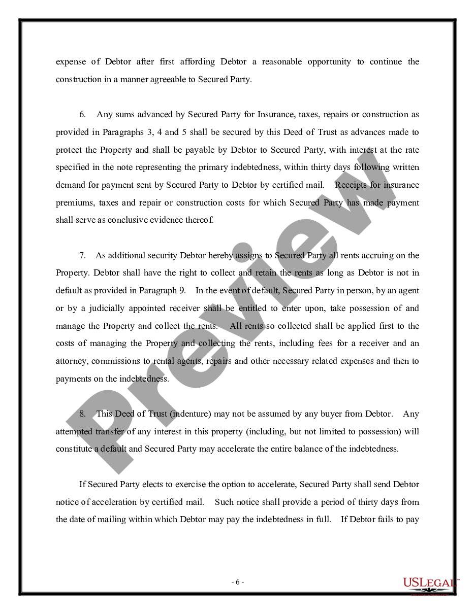 page 5 Deed of Trust - Multistate preview