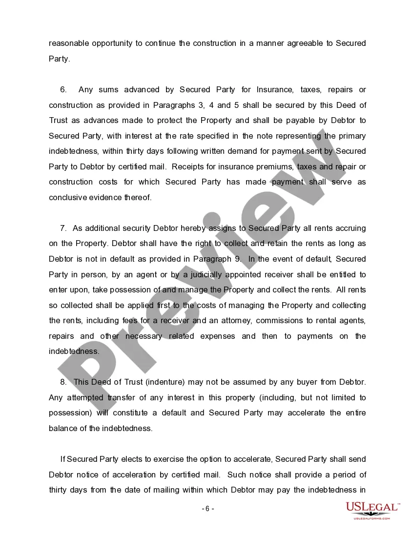 Get Deed of Trust - Multistate Preview Deed of Trust - Multistate