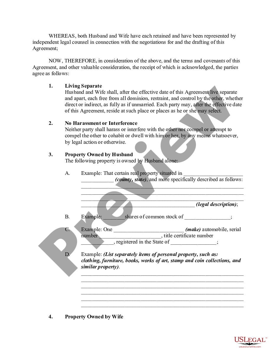 page 1 Annulment Property Settlement, Child Support, and Custody Agreement preview