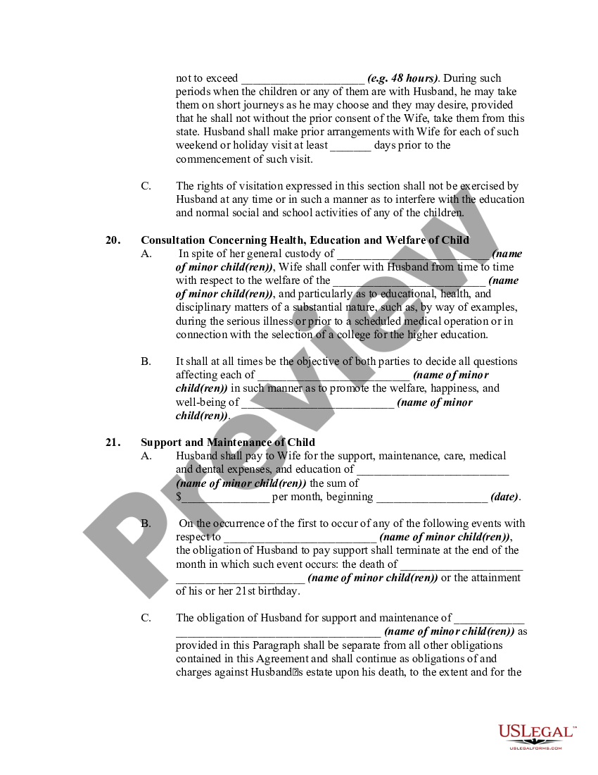 annulment form