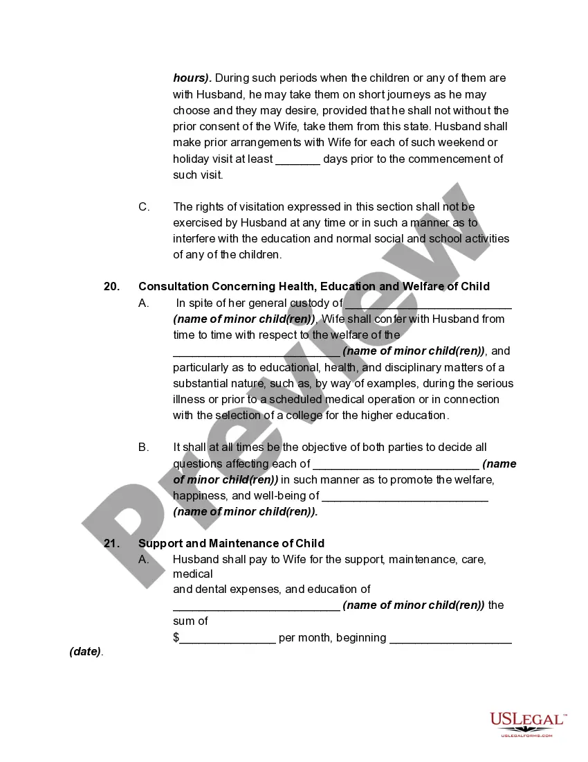 Get Annulment Property Settlement, Child Support, and Custody Agreement Preview Annulment Property Settlement, Child Support, and Custody Agreement
